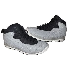 Jordan Black and Gray Sneakers